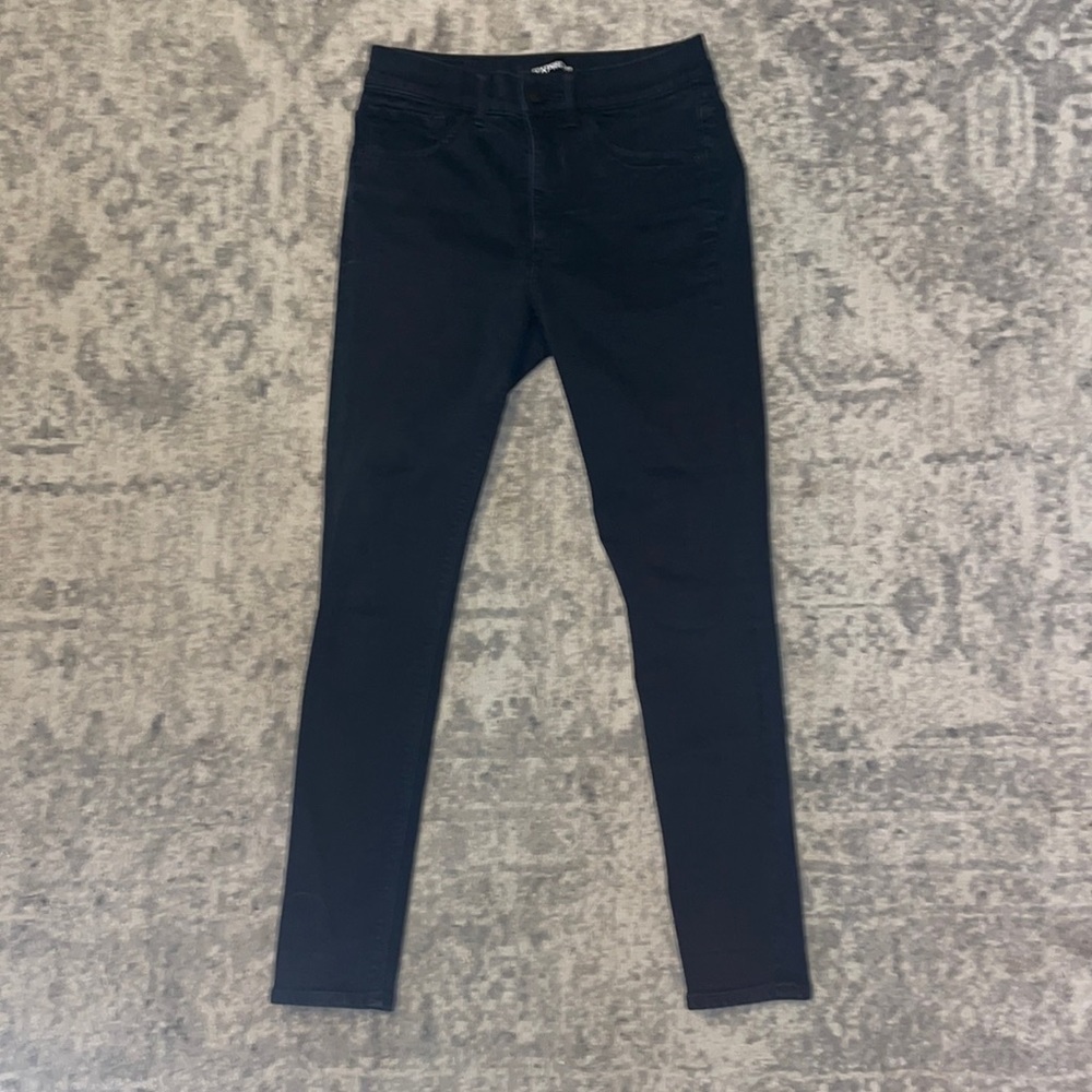 Express Stretch + Denim Perfect High Rise Ankle Legging